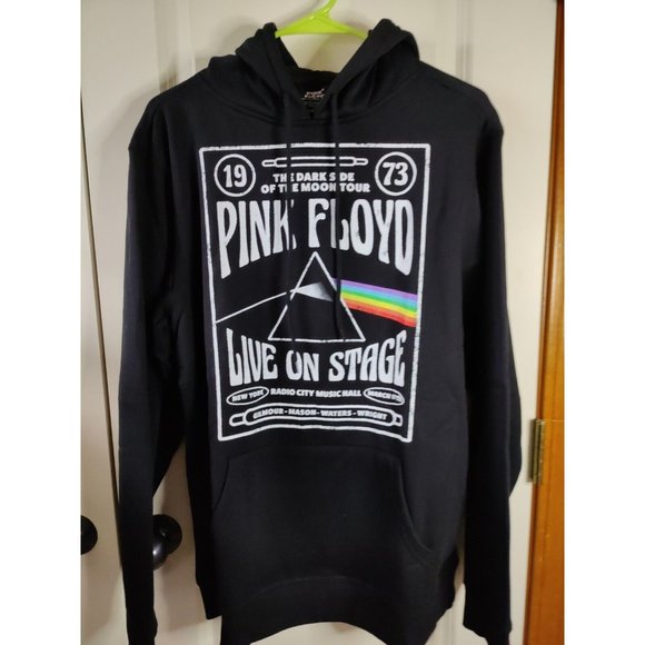 PINK FLOYD The Dark Side of The Moon Tour Hoodie Sweatshirt Adult Size XL New - Picture 1 of 4